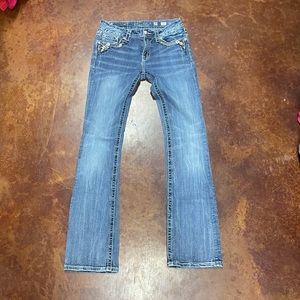 Miss Me bejeweled bootcut jeans sz 29